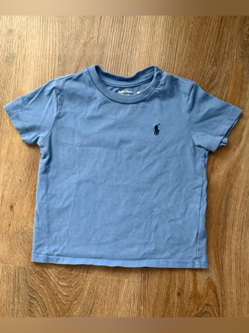 Ralph Lauren Light Blue Short-Sleeve Tee with  Logo